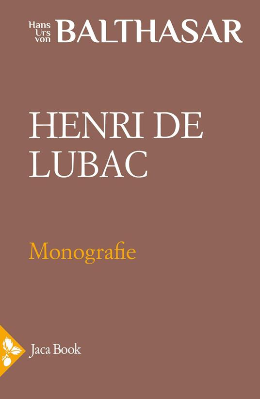 Henri De Lubac - Hans Urs von Balthasar - copertina