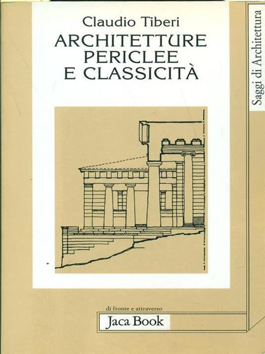 Architetture periclee e classicità - Claudio Tiberi - copertina