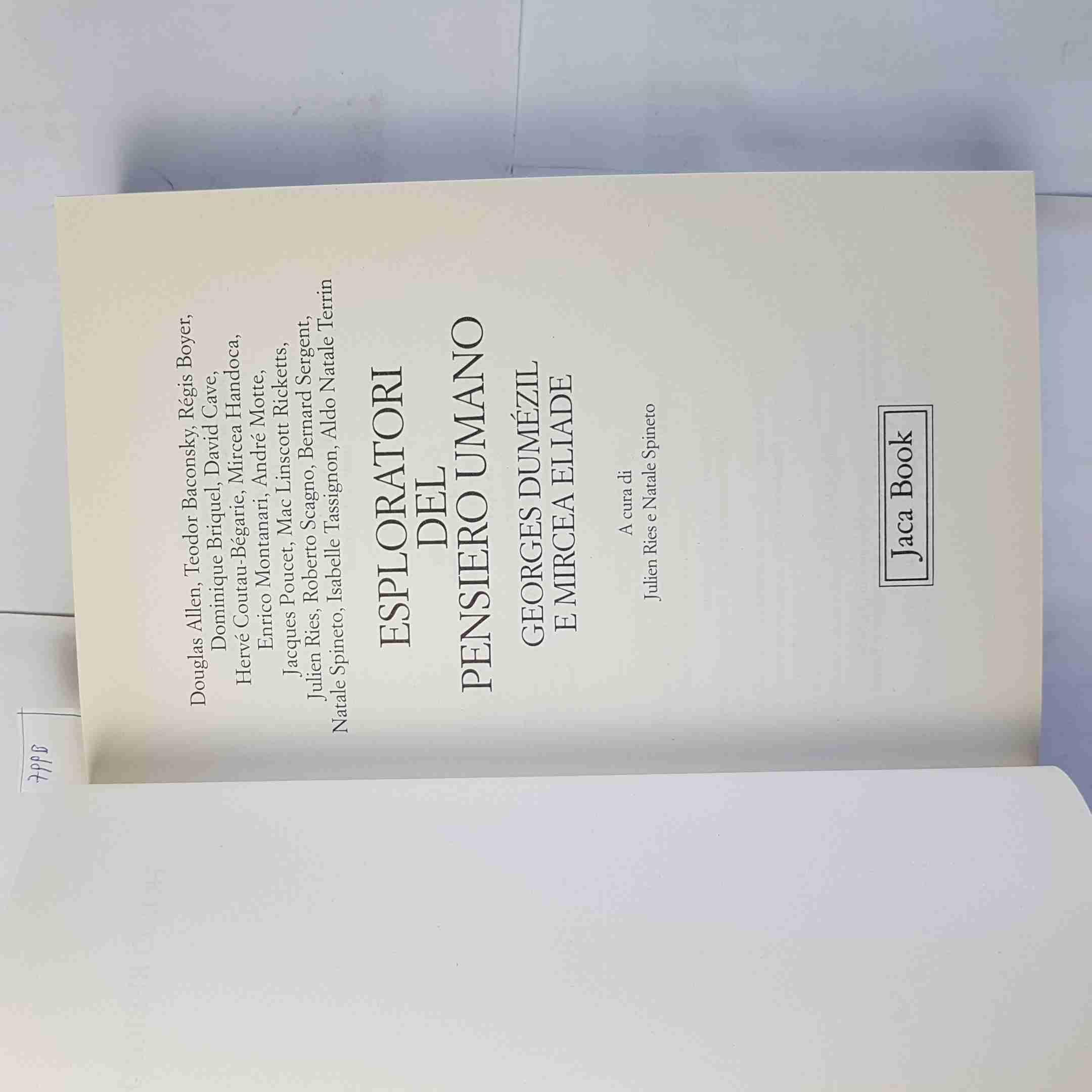 Esploratori del pensiero umano. Georges Dumézil e Mircea Eliade