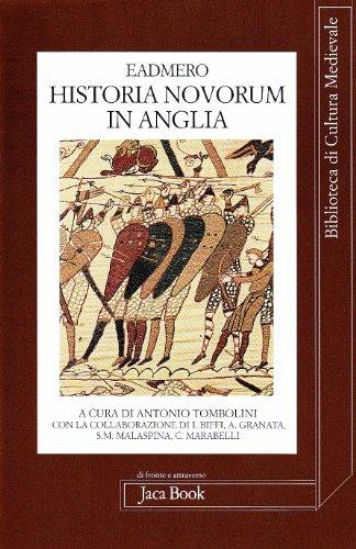 Historia novorum in Anglia - Eadmero di Canterbury - copertina