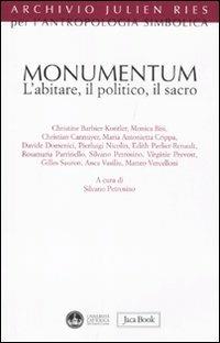 Monumentum. L'abitare, il politico, il sacro - copertina