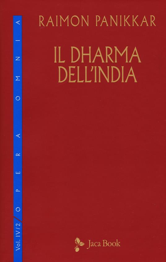 Il Dharma dell'India - Raimon Panikkar - copertina