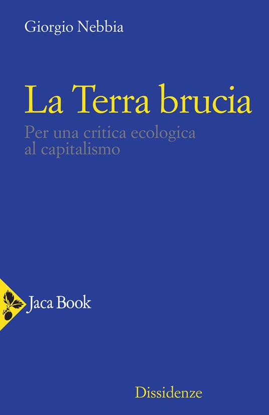 La Terra brucia. Per una critica ecologica al capitalismo - Giorgio Nebbia - copertina