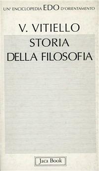 Storia della filosofia - Vincenzo Vitiello - copertina