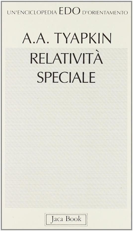 Relatività speciale - Aleksej Tyapkin - copertina