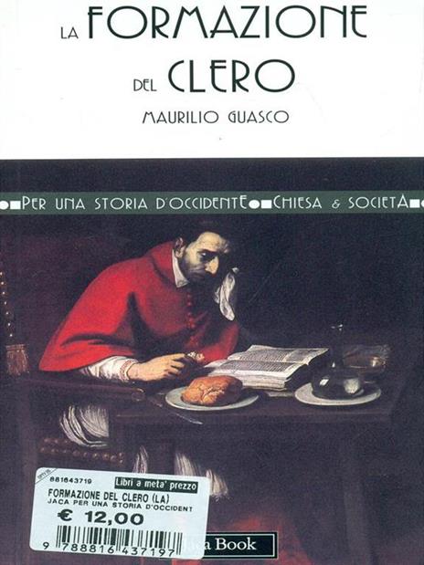 La formazione del clero - Maurilio Guasco - copertina