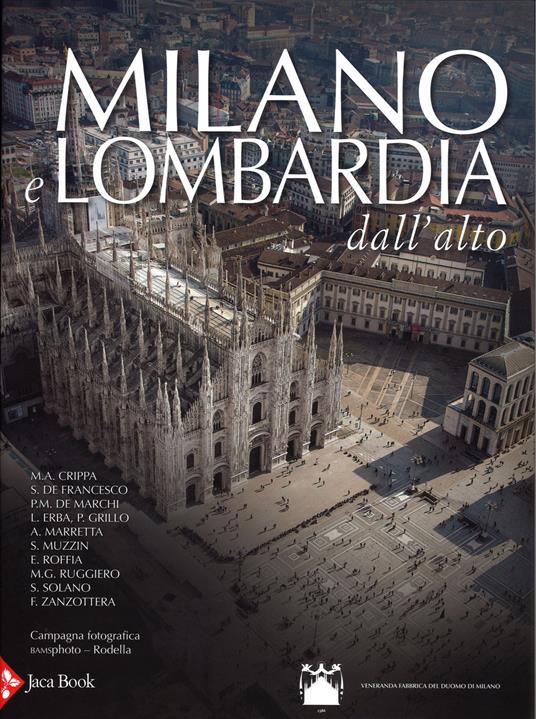 Milano e Lombardia dall'alto. Ediz. illustrata - copertina