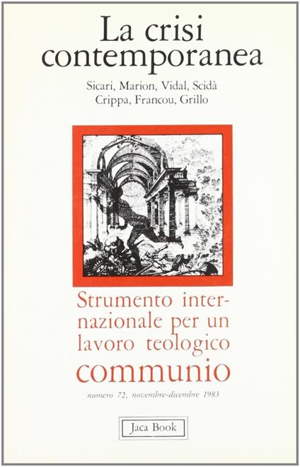 Crisi contemporanea - copertina