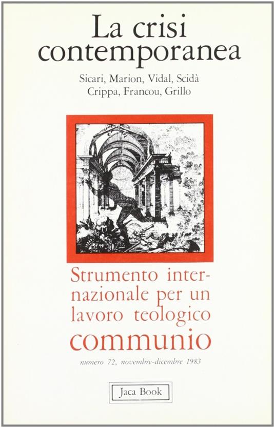 Crisi contemporanea - copertina