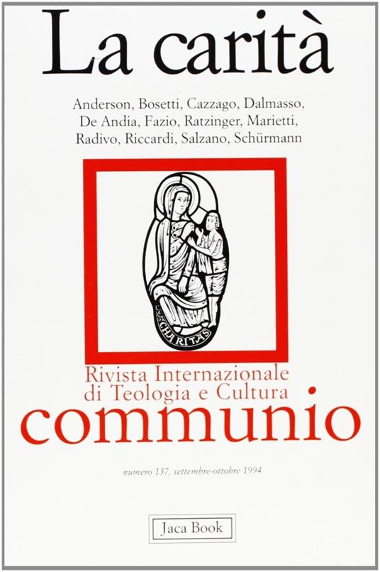 La carità - copertina