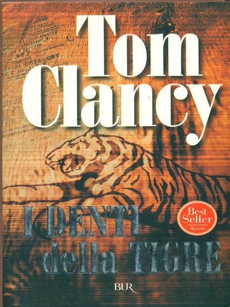 I denti della tigre - Tom Clancy - copertina