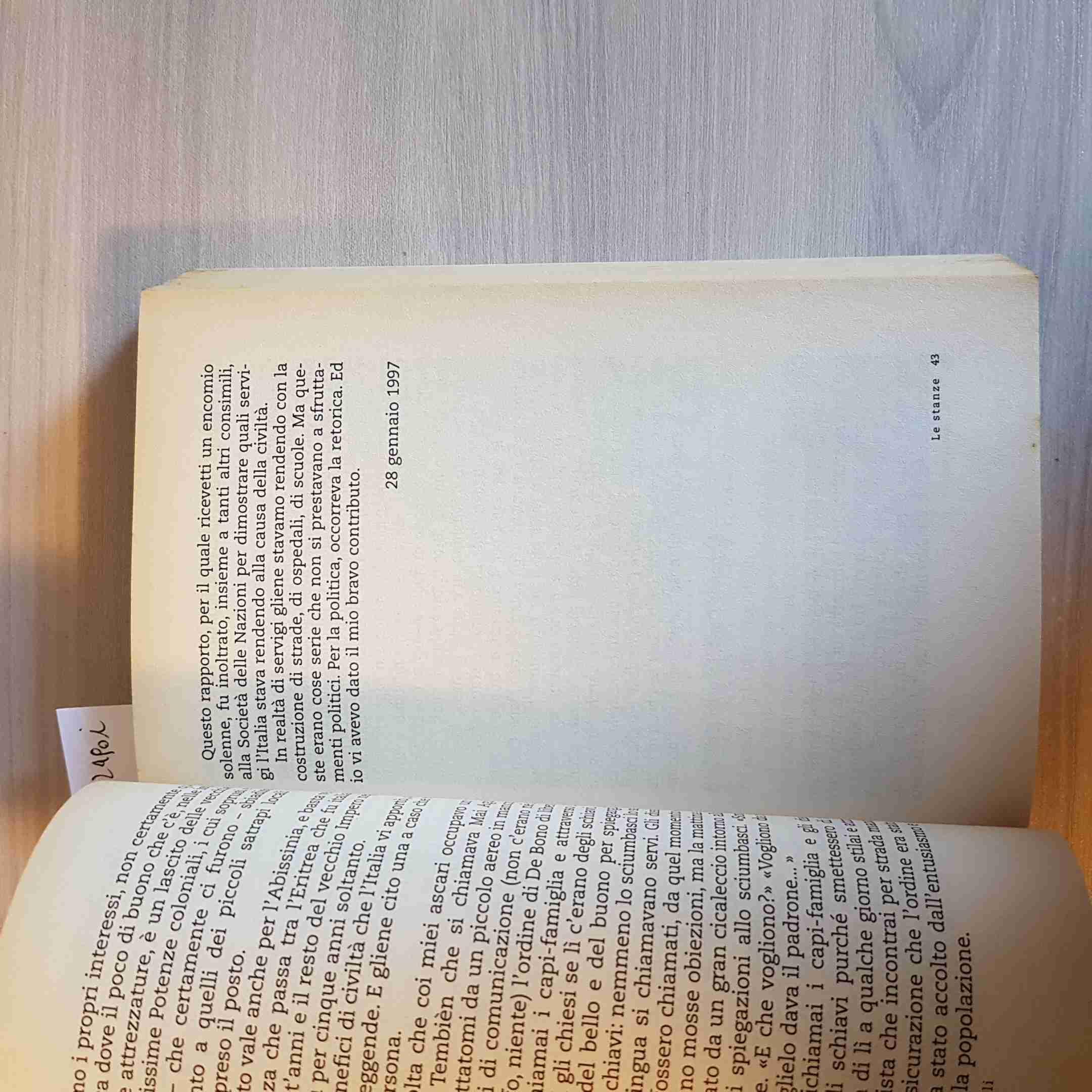 Le stanze. Dialoghi con gli italiani