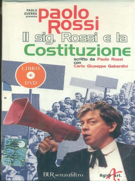 Il sig. Rossi e la Costituzione. Con DVD - Paolo Rossi - 2