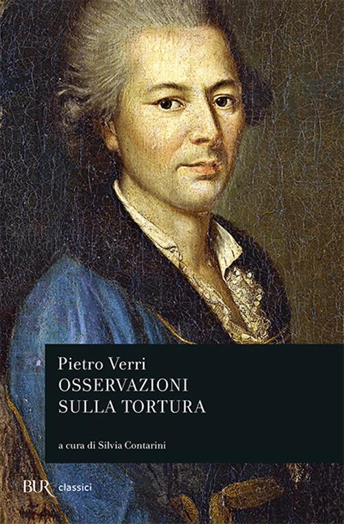 Osservazioni sulla tortura - Pietro Verri - copertina