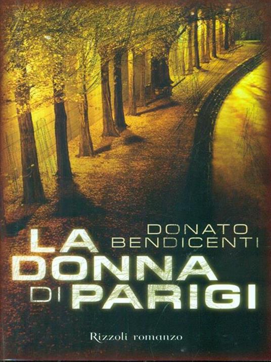 La donna di Parigi - Donato Bendicenti - copertina