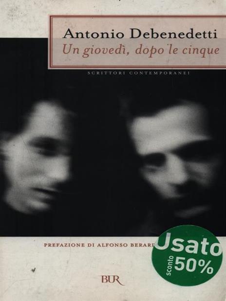 Un giovedì, dopo le cinque - Antonio Debenedetti - copertina