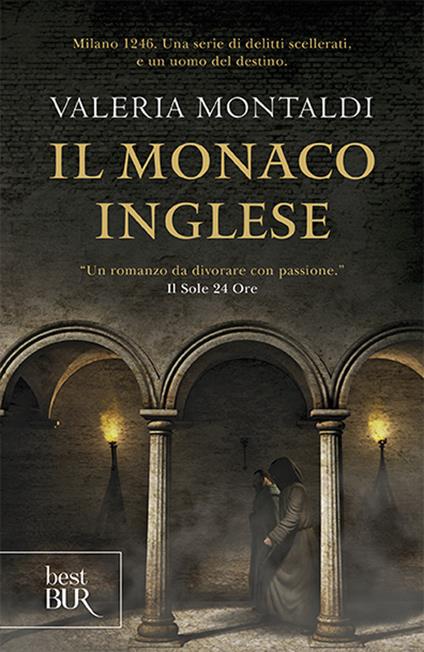 Il monaco inglese - Valeria Montaldi - copertina