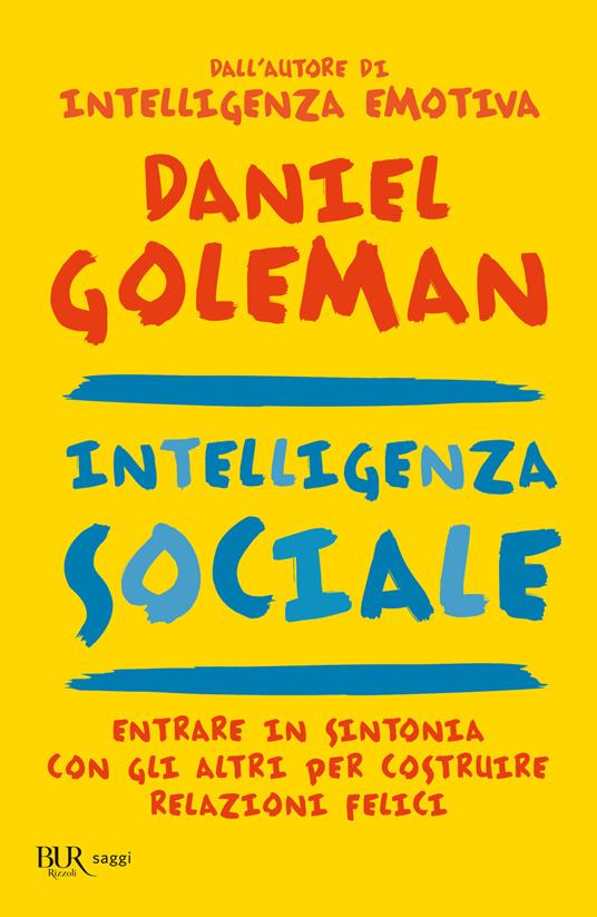 Intelligenza sociale - Daniel Goleman - copertina