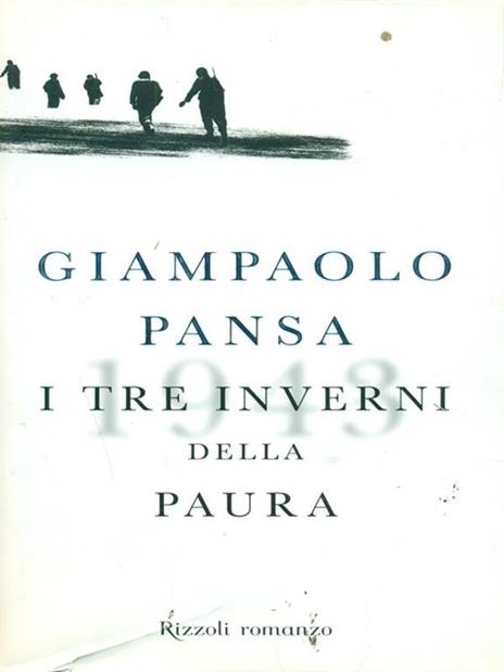 I tre inverni della paura - Giampaolo Pansa - copertina