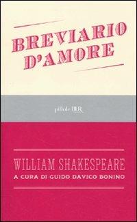 Breviario d'amore - William Shakespeare - copertina