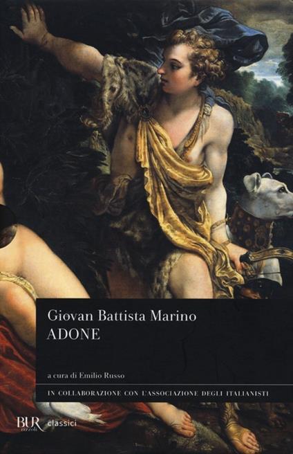 L'adone - Giambattista Marino - copertina