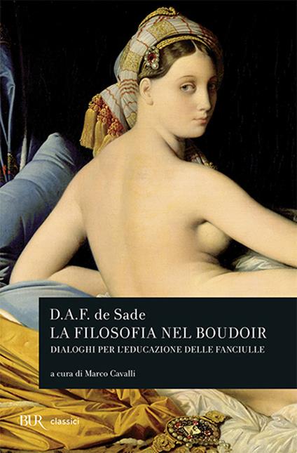 La filosofia nel boudoir - François de Sade - copertina