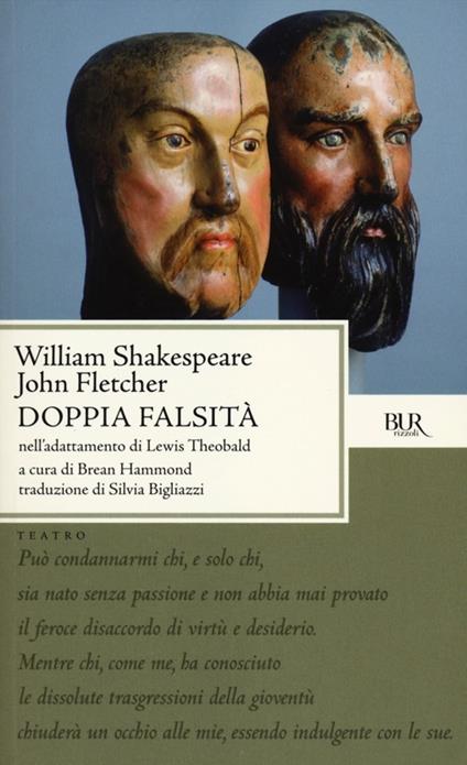 Doppia falsità. Testo inglese a fronte - William Shakespeare,John Fletcher - copertina