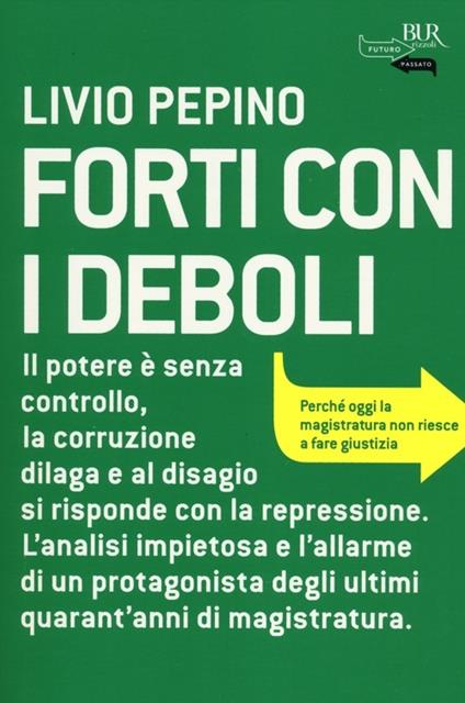 Forti con i deboli - Livio Pepino - copertina