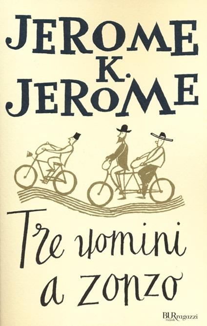 Tre uomini a zonzo - Jerome K. Jerome - copertina