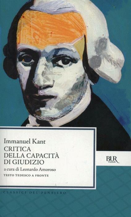 Critica della capacità di giudizio - Immanuel Kant - copertina