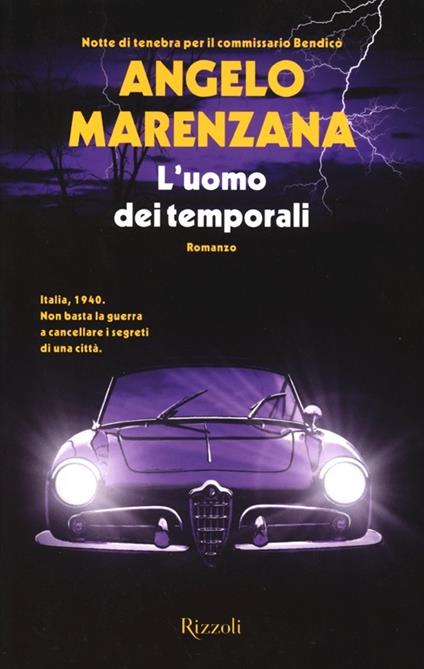 L'uomo dei temporali - Angelo Marenzana - copertina