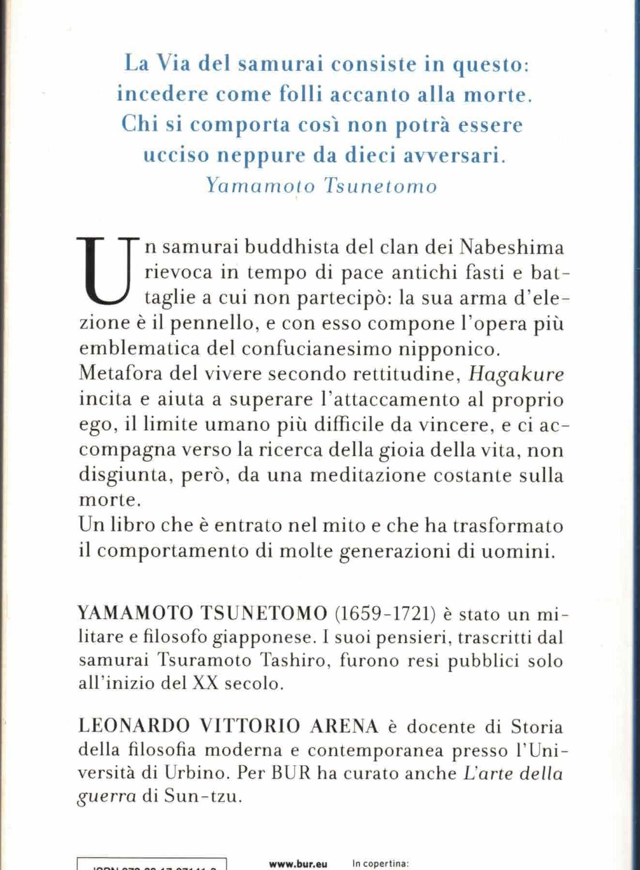 Il codice dei samurai. Hagakure
