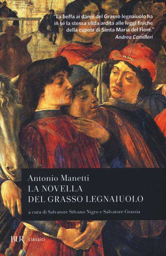 La novella del grasso legnaiuolo - Antonio Manetti - copertina