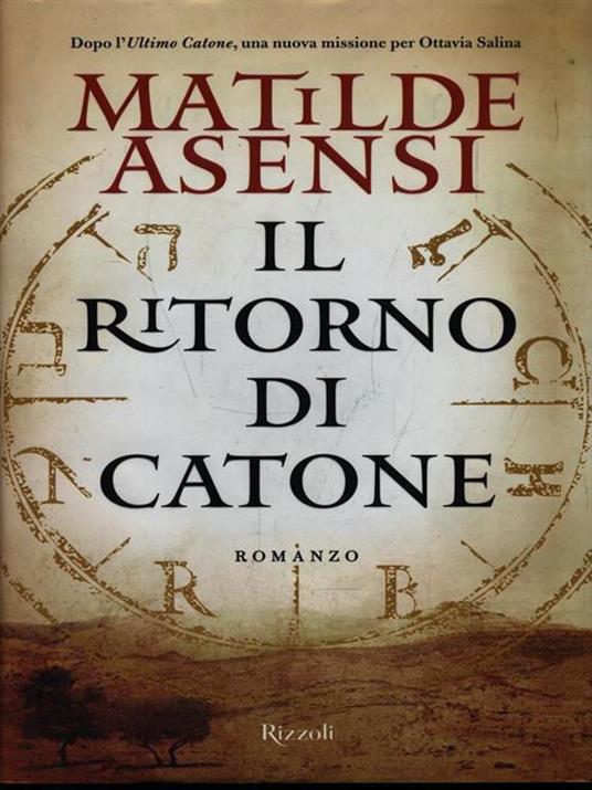 Il ritorno di Catone - Matilde Asensi - copertina