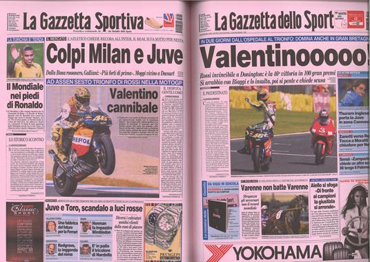 Vale! Il mito di Valentino Rossi nelle pagine de "La Gazzetta dello Sport". Ediz. illustrata - 8