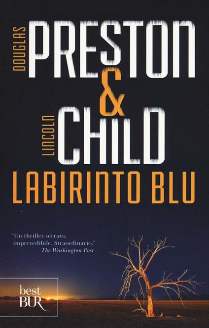Labirinto blu - Douglas Preston,Lincoln Child - copertina