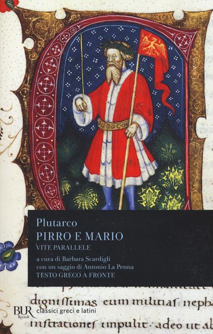 Vite parallele. Pirro e Mario. Testo greco a fronte - Plutarco - copertina