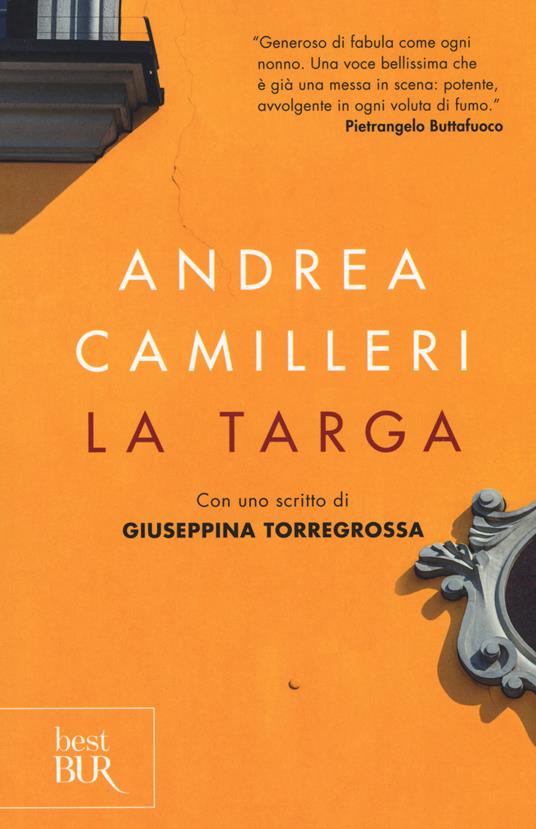 La targa - Andrea Camilleri - copertina