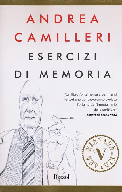 Esercizi di memoria - Andrea Camilleri - copertina