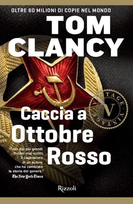 Caccia a Ottobre Rosso - Tom Clancy - copertina