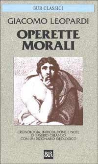 Operette morali - Giacomo Leopardi - copertina