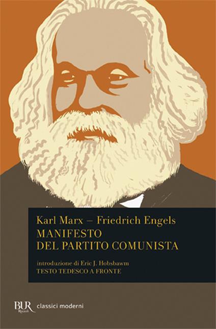 Manifesto del Partito Comunista. Testo tedesco a fronte - Karl Marx,Friedrich Engels - copertina