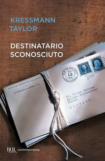 Destinatario sconosciuto - Katherine Kressmann Taylor - copertina