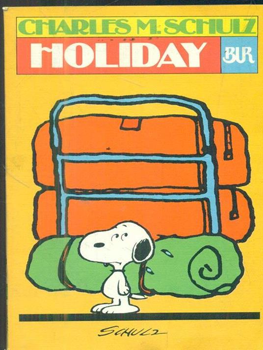 Holiday - Charles M. Schulz - copertina