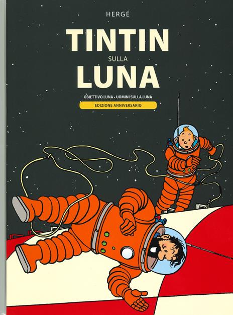 Tintin sulla Luna - Hergé - copertina