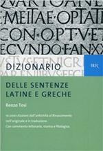 Dizionario delle sentenze latine e greche