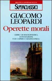 Operette morali - Giacomo Leopardi - copertina