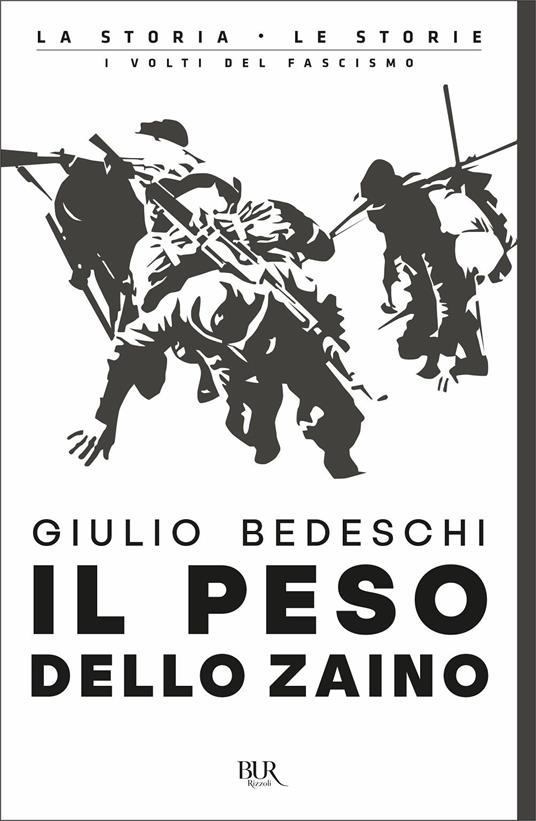 Il peso dello zaino - Giulio Bedeschi - copertina