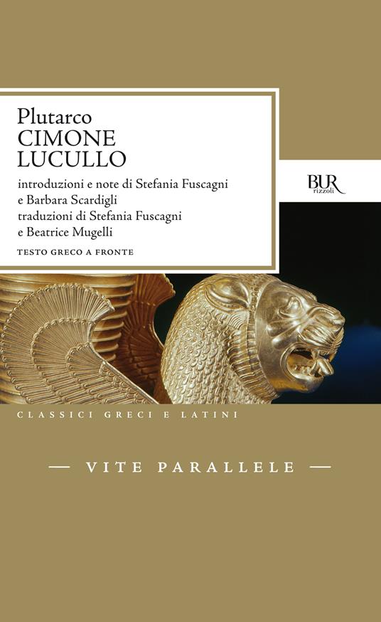 Vite parallele. Cimone e Lucullo - Plutarco - copertina