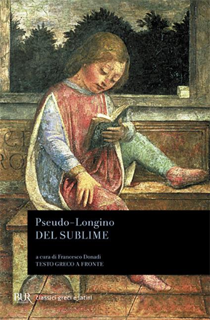 Del sublime - Pseudo Longino - copertina